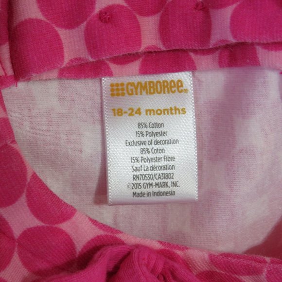 Gymboree Girl's Long Sleeve Dress Size 18-24 Months‎  85% Cotton / 15% Polyester - Picture 6 of 7